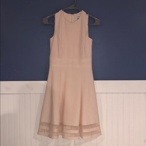 Blush pink Calvin Klein dress
